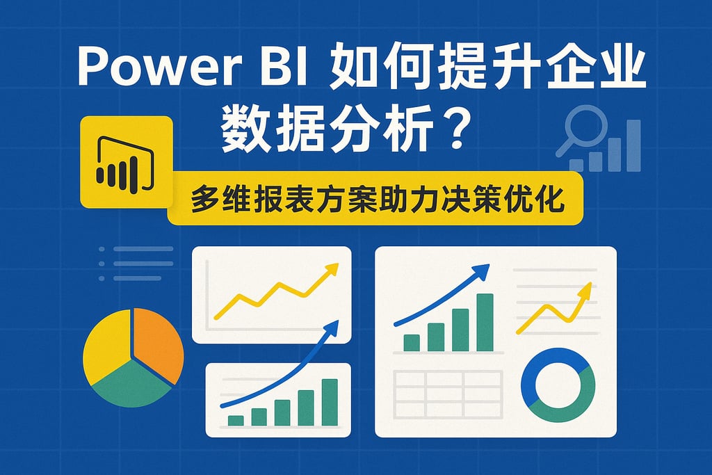 Power BI如何提升企业数据分析？多维报表方案助力决策优化